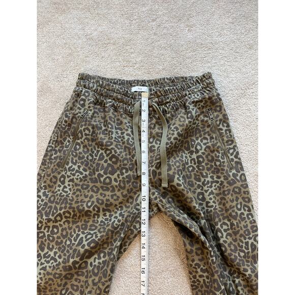 Tna Aritzia Alix Leopard Print Joggers Size S Brown Animal Pull-On Streetwear - Picture 7 of 8